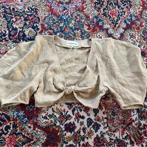 Mara Hoffman tan top